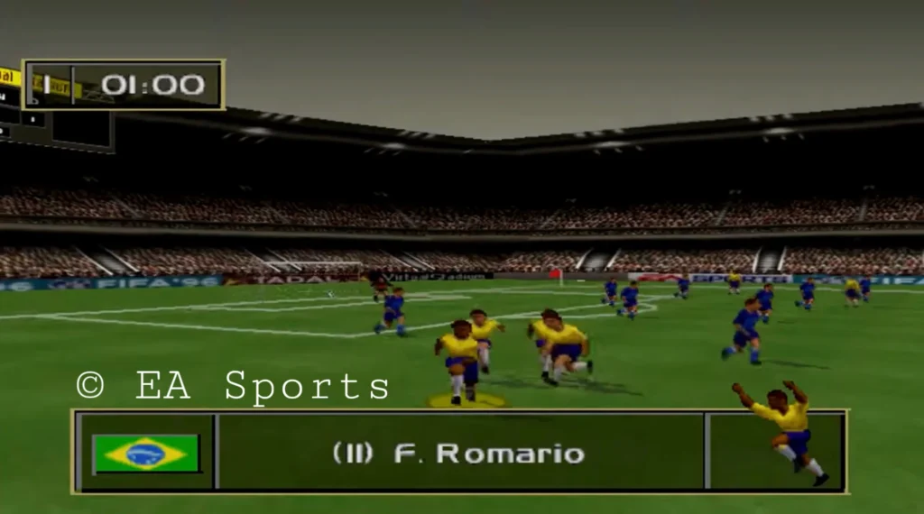 Fifa 96 celebración de gol