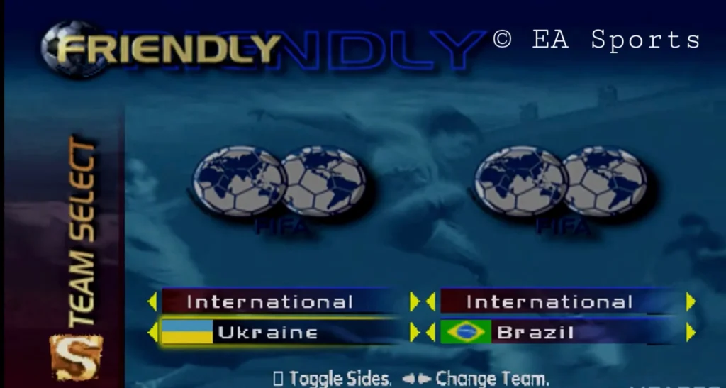 Fifa 96 selecion de equipos