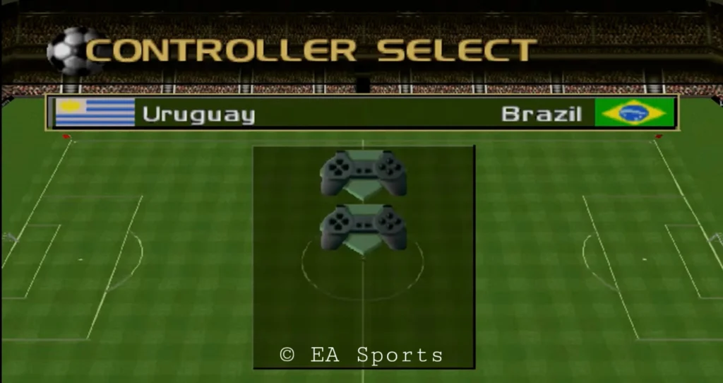 Fifa 96 seleccionar lado