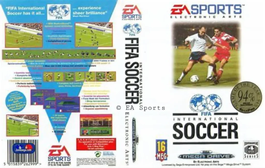 FIFA International Soccer 1993 Portada