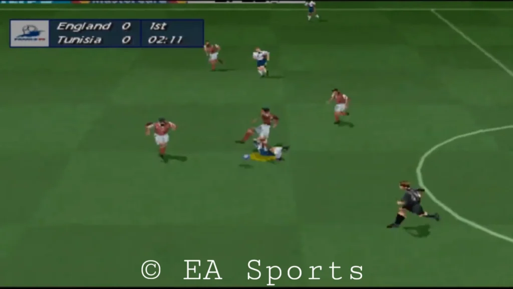 FIFA 98 gameplay