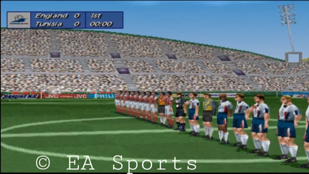 FIFA 98 entrada de equipos