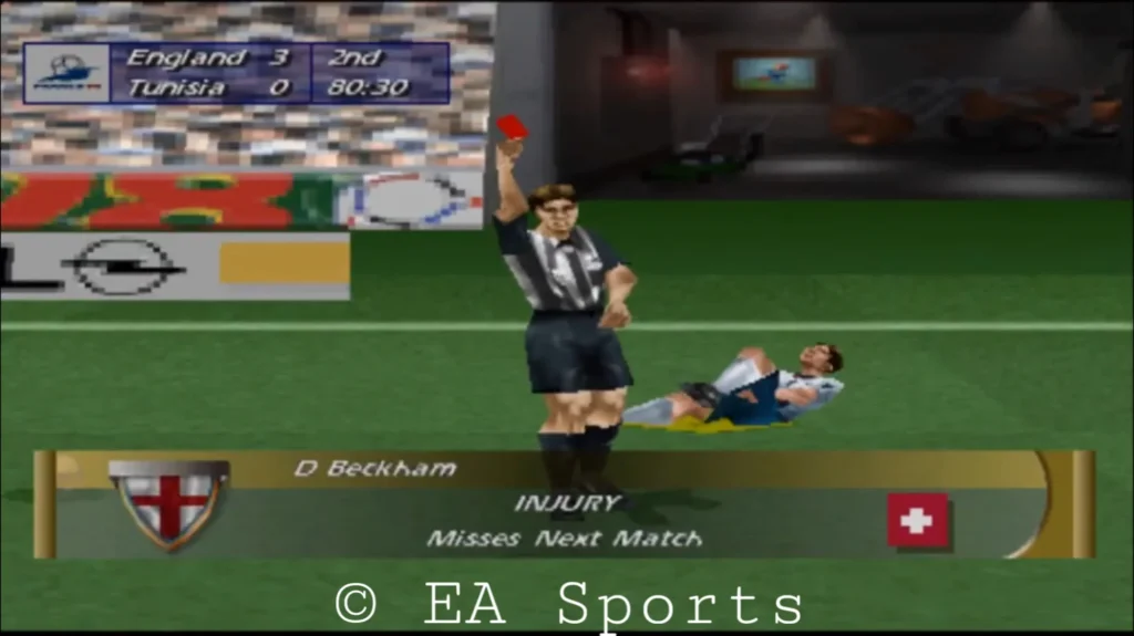 FIFA 98 tarjeta roja