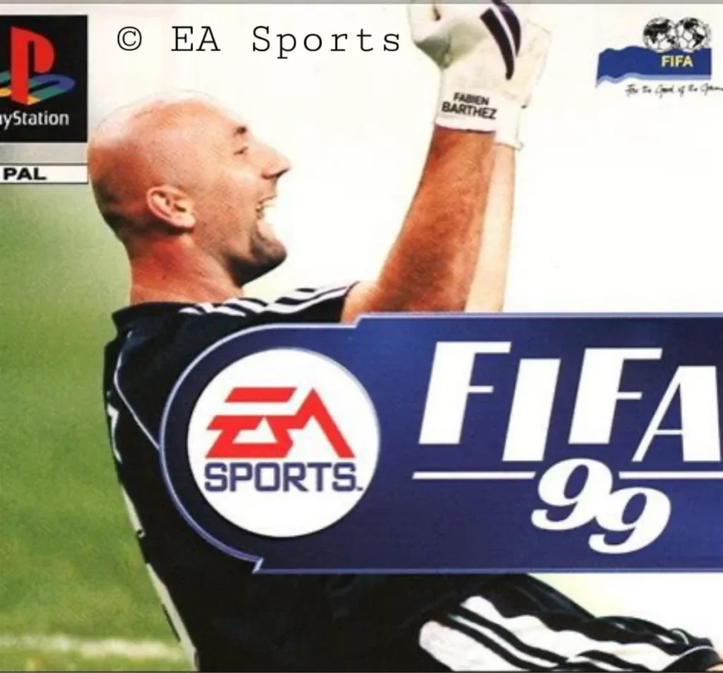 Fabien Barthez Portada Fifa 99