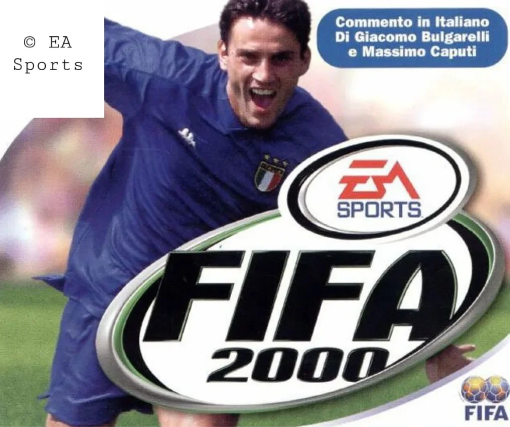 Fifa 2000 portada Vincenzo Montella