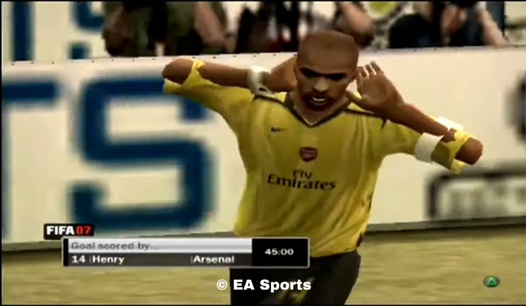 "FIFA 07 gol henry"