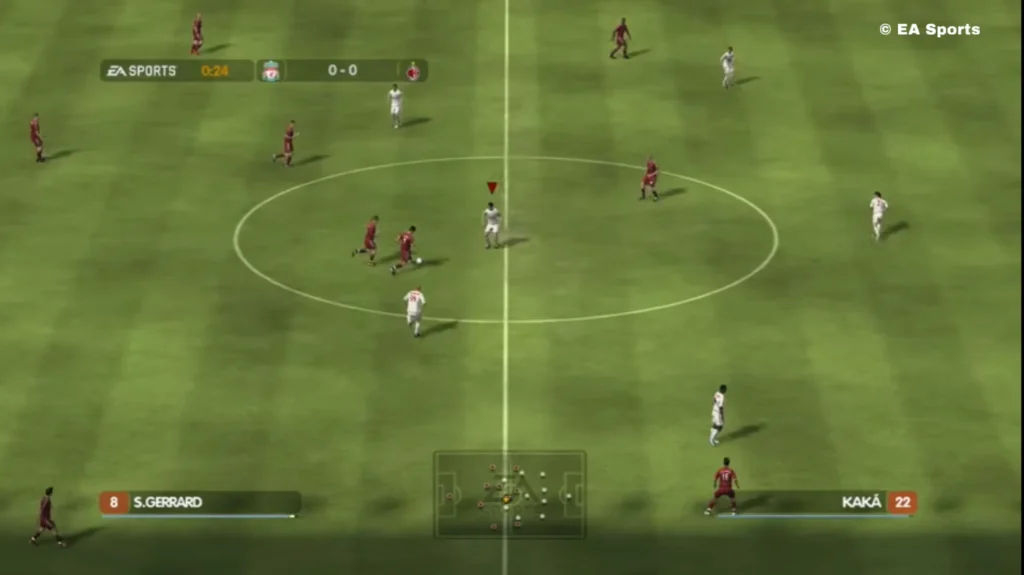 "FIFA 08 gameplay"