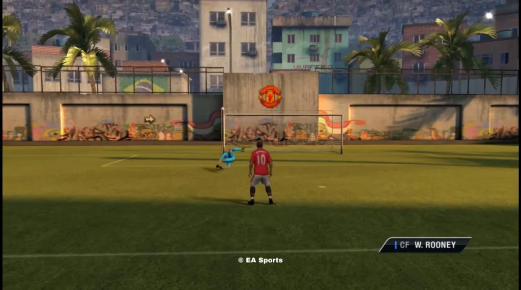 " FIFA 10 arena de practica rooney"