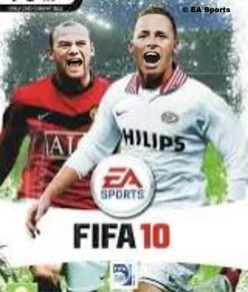 "Portada FIFA 10 Wayne Rooney y Balázs Dzsudzsák en Hungría"