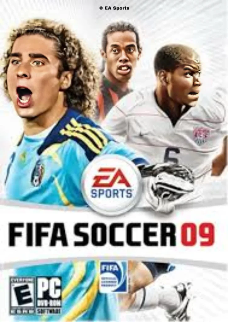 "Portada FIFA90 Ronaldinho, Maurice Edu y Guillermo Ochoa en Norteamérica"