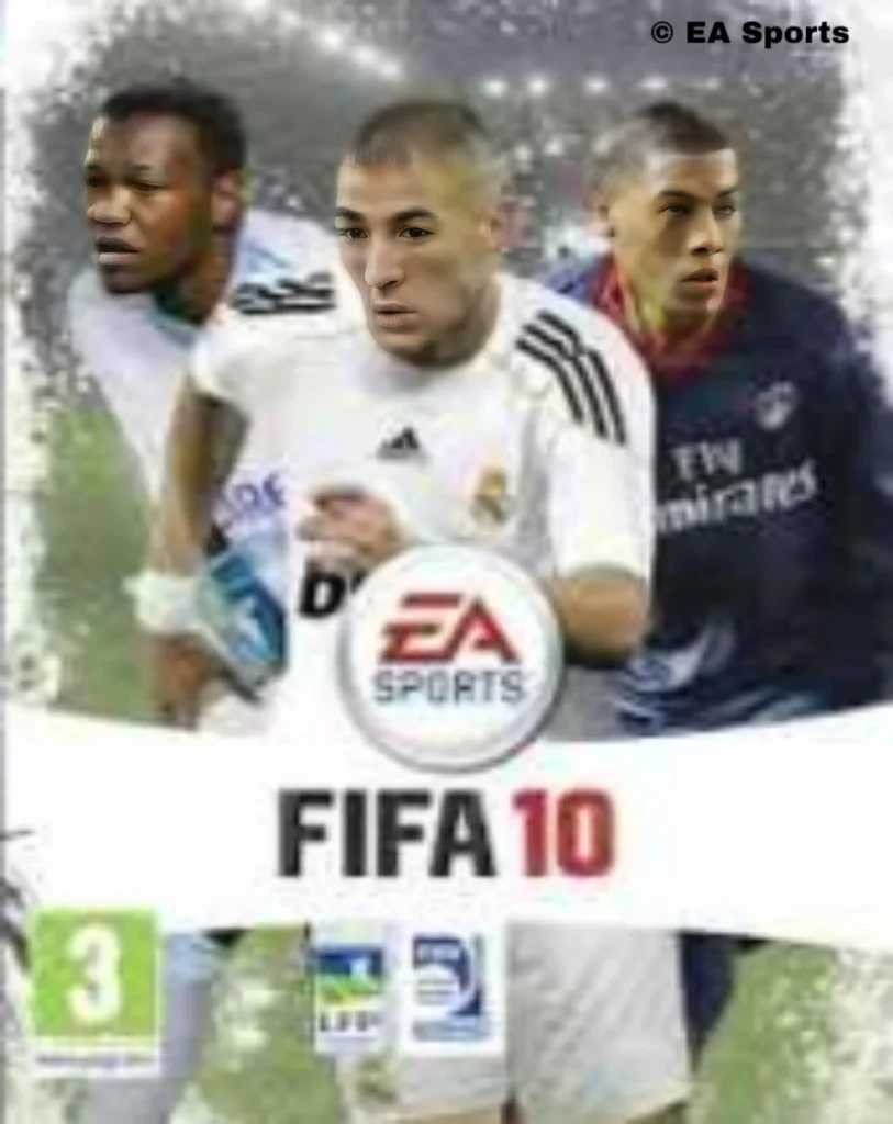 "Portada Fifa 10 Karim Benzema, Steve Mandanda y Guillaume Hoarau en Francia"