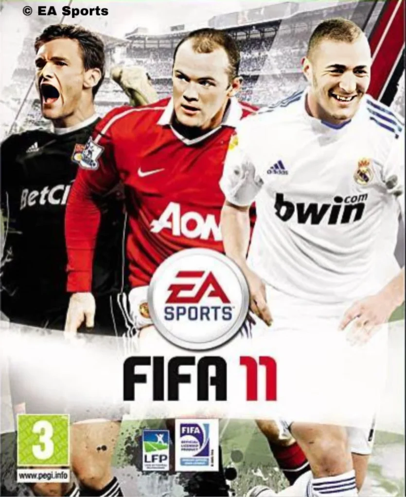 "Portada en Francia de FIFA 11 Rooney, Karim Benzema y Hugo Lloris"