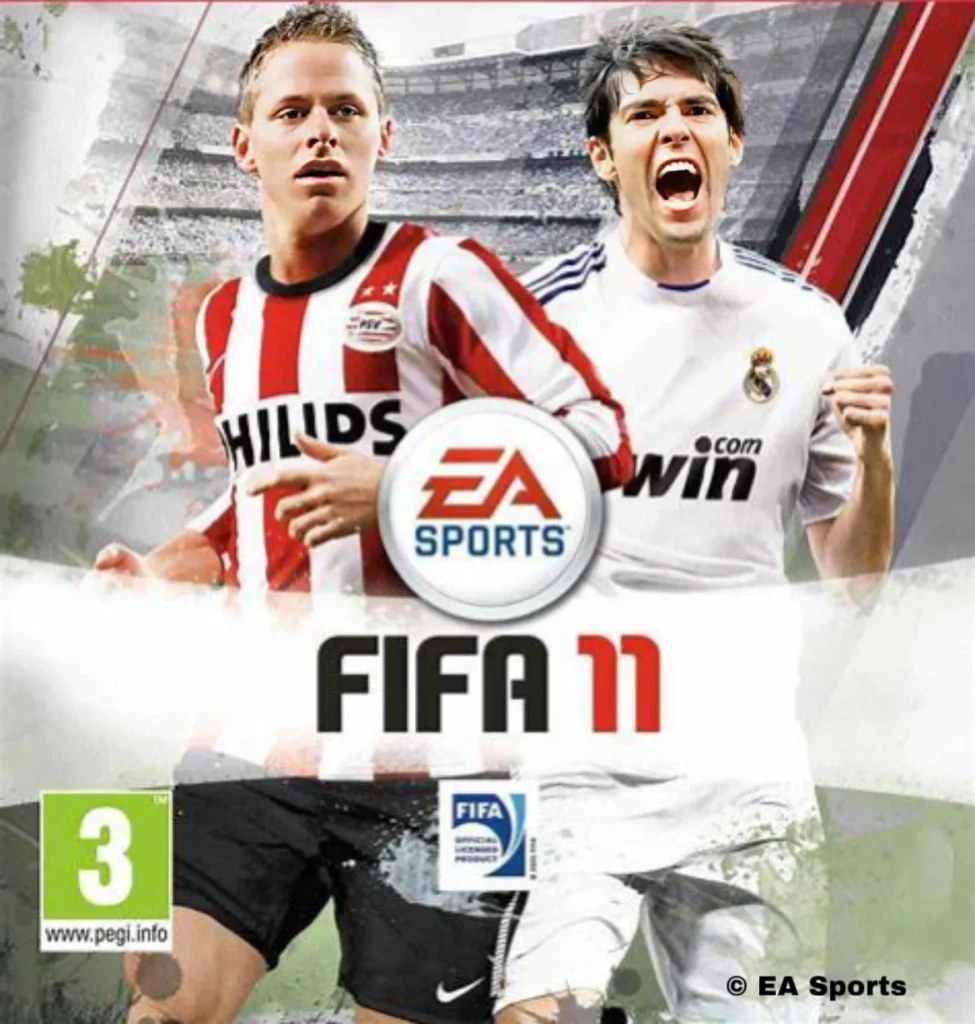 "Portada en Hungria de FIFA 11 Kaká y Balázs Dzsudzsák"