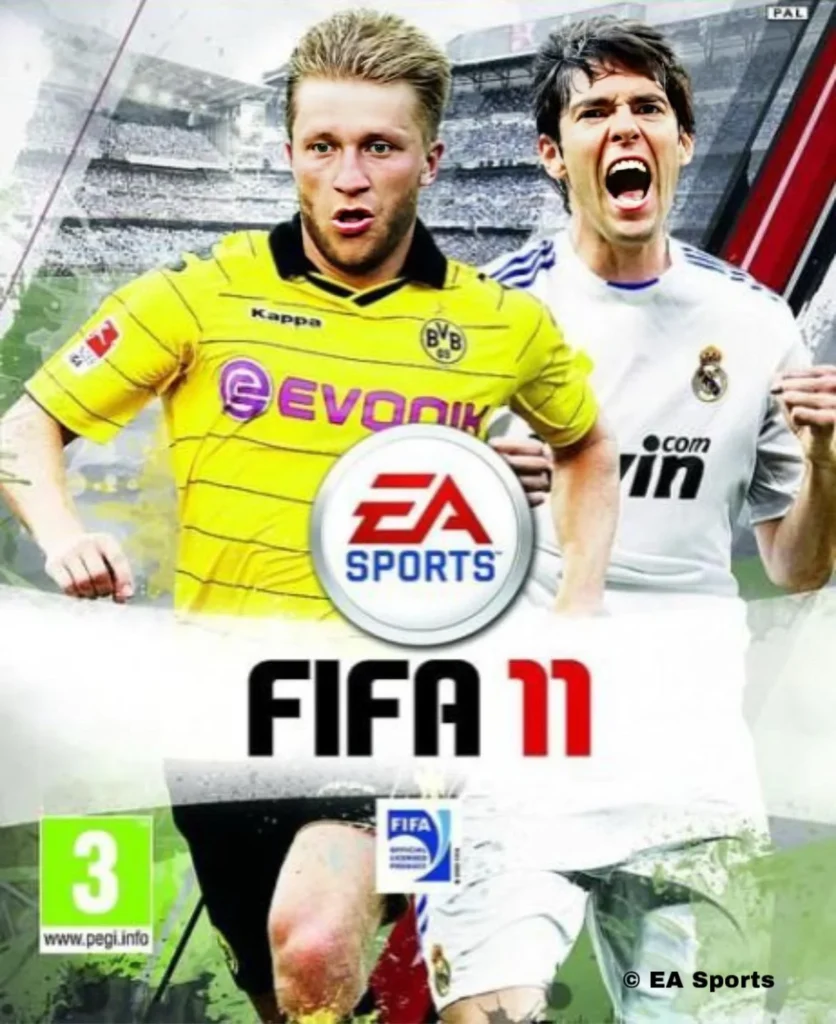 "Portada en Polonia de FIFA 11 Kaká y Jakub Błaszczykowski"