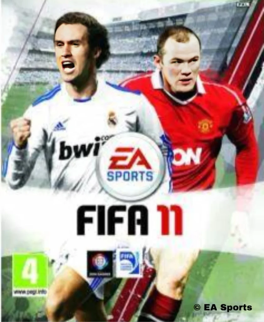 "Portada en Portugal de FIFA 11 Rooney Ricardo Carvalho "