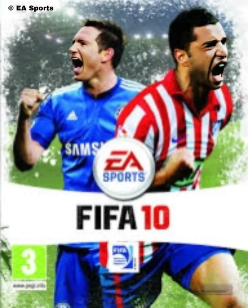 "Portada fifa 10 Frank Lampard y Simão en Portugal"