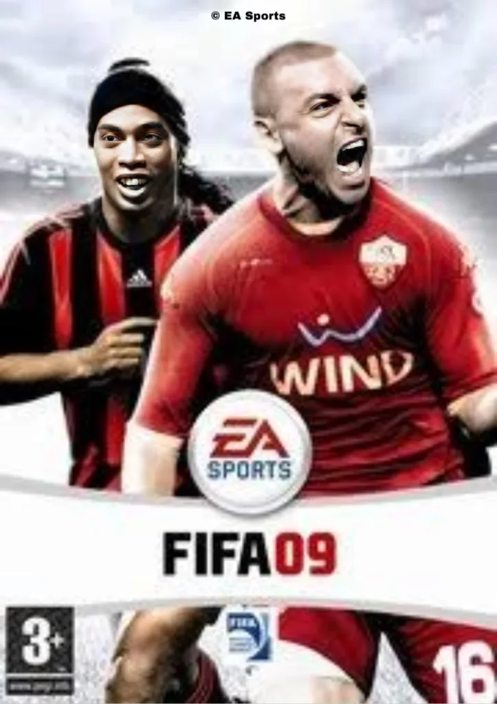 "Portda FIFA 09 Ronaldinho y Daniele De Rossi en Italia"